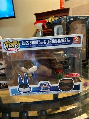 Bugs bunny and Lebron james space jam funko pop